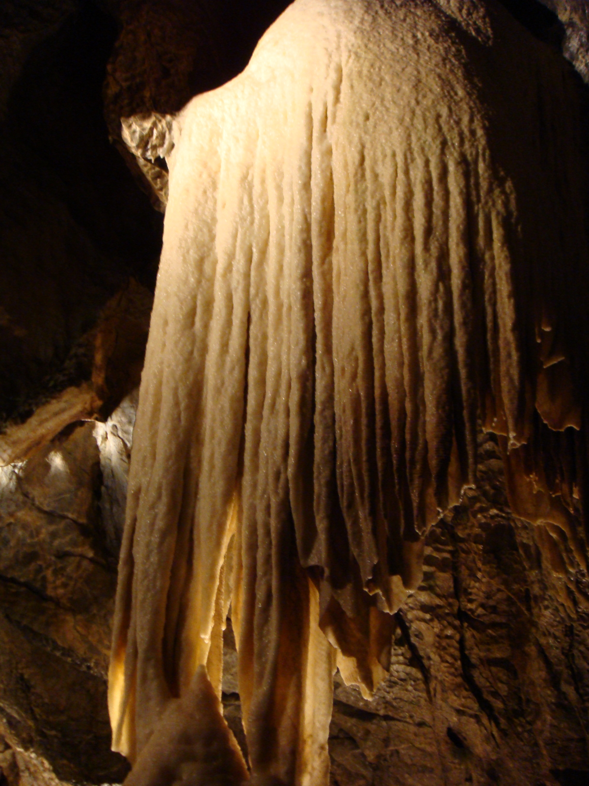 Drapery in Punkva Caves